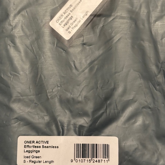 NWT Oner Active EFFORTLESS SEAMLESS LEGGINGS Racing Green S - Regular/Sh… - Picture 4 of 4
